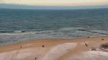 Obraz na żywo na Molo i Plażę w Kołobrzegu