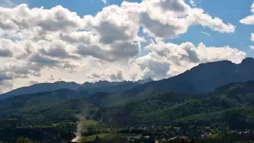 Kościelisko - panoramiczny widok na Tatry NOWOŚĆ