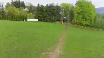 Widok na stację narciarską Kotlinka Szymbark