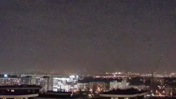 Widok na panoramę Krakowa - kamera obrotowa