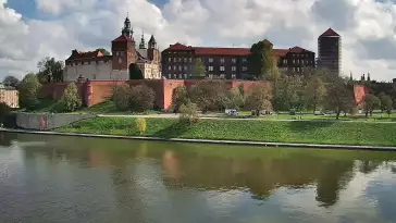 KRAKÓW - widok na Zamek Królewski na Wawelu NOWOŚĆ