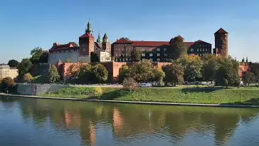 KRAKÓW - widok na Zamek Królewski na Wawelu NOWOŚĆ