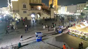 Kraków widok na Rynek Główny online.