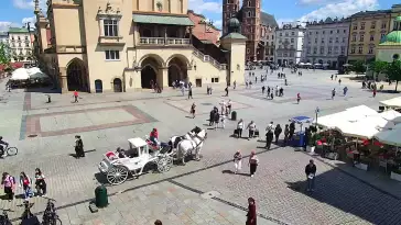 Kraków widok na Rynek Główny online.
