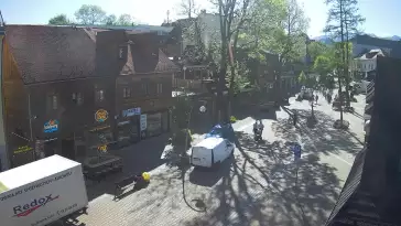 Kamera Zakopane na żywo widok na deptak