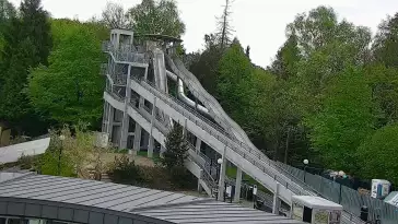 Ujęcie na Górę Parkową w Krynicy-Zdroju