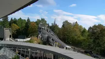 Ujęcie na Górę Parkową w Krynicy-Zdroju