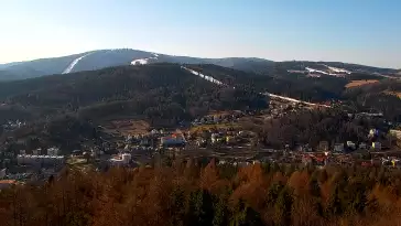 PKL Góra Parkowa - widok z wieży na Beskid Sądecki