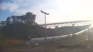 Widok na najdłuższy stok narciarski na Mazurach