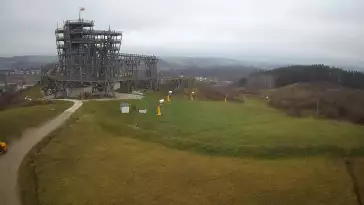 Kurza Góra - widok na Wieżę Widokową w Kurzętniku.