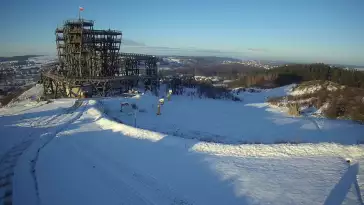 Kurza Góra - widok na Wieżę Widokową w Kurzętniku.