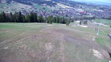 Widok panoramiczny na stok Grapa Litwinka Czarna Góra.