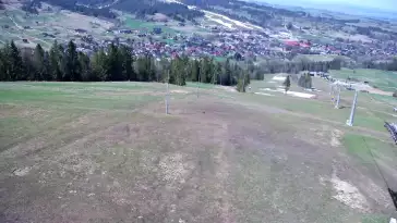 Widok panoramiczny na stok Grapa Litwinka Czarna Góra.