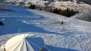 Widok panoramiczny na stok Grapa Litwinka Czarna Góra.