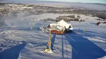 Widok panoramiczny na stok Grapa Litwinka Czarna Góra.