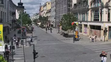 Widok na Ulicę Piotrkowską w Łodzi