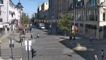 Widok na Ulicę Piotrkowską w Łodzi