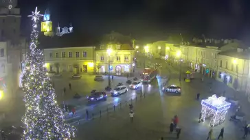 Widok z Kamery na Plac Łokietka w Lublinie