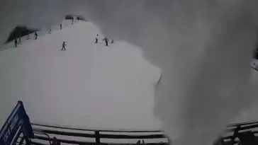 Sprawdź warunki narciarskie z kamery na stok w Małym Cichym.