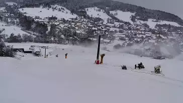 Widok z Kamery na stok MASTER SKI