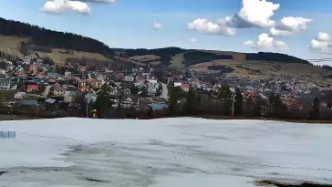 Widok z Kamery na stok MASTER SKI