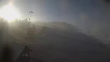 Panoramiczny widok na cały komplekt narciarski Master Ski w Tyliczu