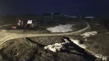 Widok na dolny odcinek stoku narciarskiego Master Ski