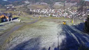 Obraz online z górnej stacji kompleksu Master-ski w Tyliczu