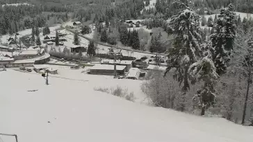 Kamera na SkiPark Oravice - widok na stok i termy Oravice na Słowacji Meander.