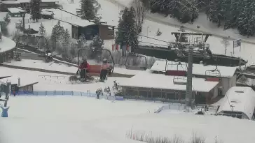 Kamera na SkiPark Oravice - widok na stok i termy Oravice na Słowacji Meander.