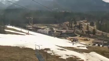 Kamera na SkiPark Oravice - widok na stok i termy Oravice na Słowacji Meander.