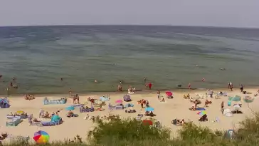 Widok z Kamery na plażę w Międzywodziu