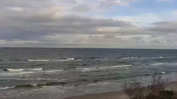 Widok z Kamery na plażę w Międzywodziu