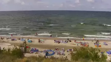 Widok z Kamery na plażę w Międzywodziu