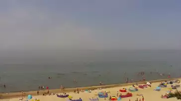 Widok z Kamery na plażę w Międzywodziu