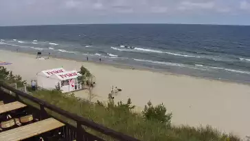 Widok z Kamery na plażę w Międzywodziu