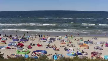 Widok z Kamery na plażę w Międzywodziu