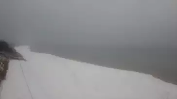 Międzyzdroje plaża zachód cudowny widok z kamery online.