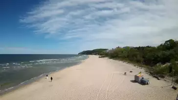 Kamera na plaże w Międzyzdrojach - cudowne zdjęcia.