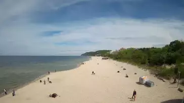 Kamera na plaże w Międzyzdrojach - cudowne zdjęcia.