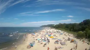 Kamera na plaże w Międzyzdrojach - cudowne zdjęcia.