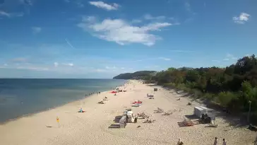 Kamera na plaże w Międzyzdrojach - cudowne zdjęcia.
