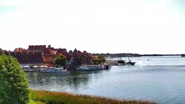 Widok z Kamery na port w Mikołajkach - NOWOŚĆ