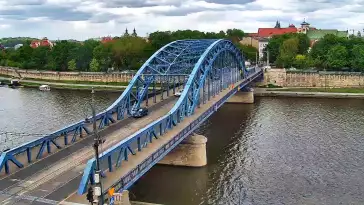 Kraków - widok na Most im. Marszałka Józefa Piłsudskiego i Wisłę NOWOŚĆ