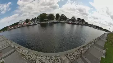 Widok na port w Mrzeżynie - live