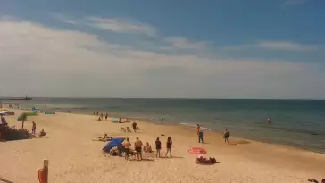 Kamera Mrzeżyno z widokiem na morze.