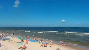 Kamera Mrzeżyno z widokiem na morze.