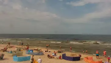 Kamera Mrzeżyno z widokiem na morze.