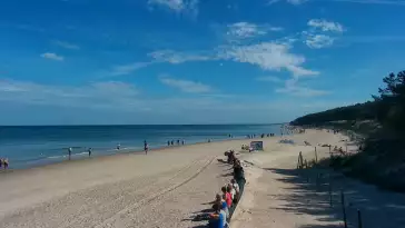 Kamera Mrzeżyno z widokiem na morze.