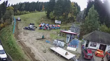 Widok na Sport Arena Myślenice - bramki